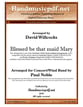 Blessed Be That Maid Mary Concert Band sheet music cover